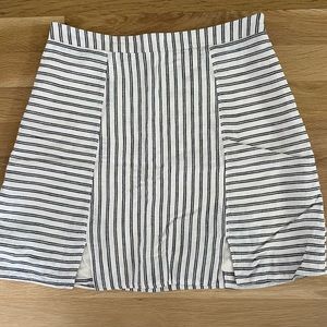 Striped Linen Skirt